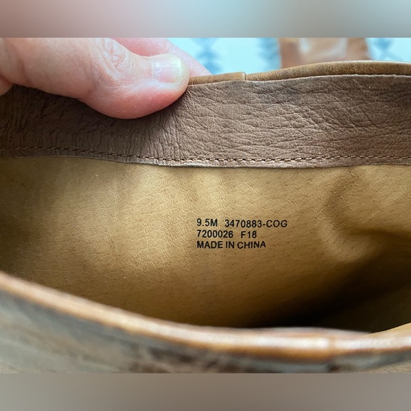 FRYE Boots Cognac Size 9.5 - Picture 4 of 12